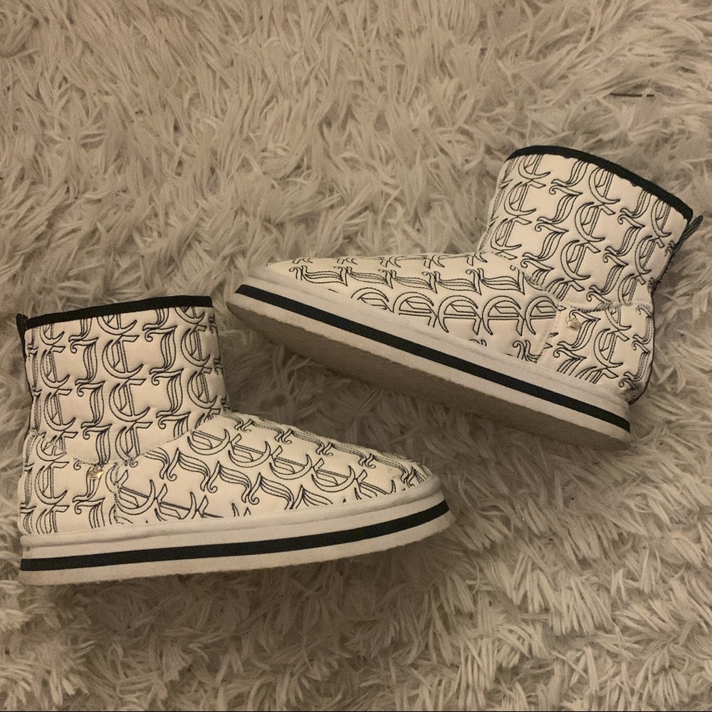 Juicy Couture Black and White Boots